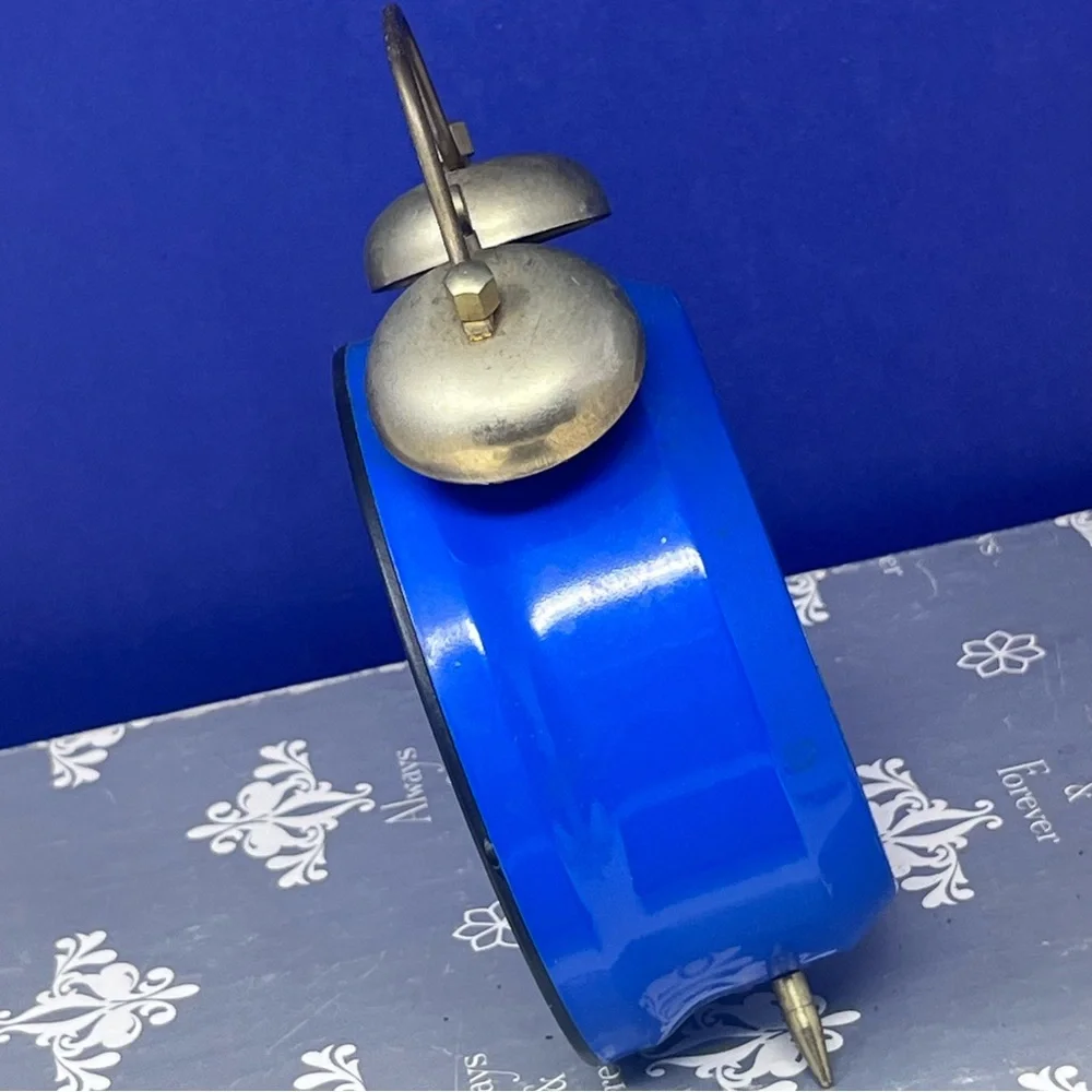 Blue Jay Twin Bell Alarm Clock Retro